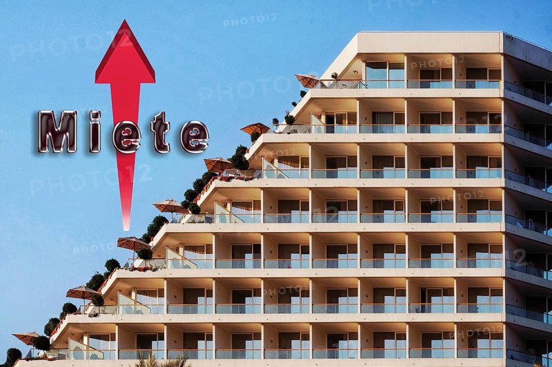 Symbolic image, rent, rent increase, rent rising, housing shortage, housing shortage, housing search, housing shortage, rent usury, tenants' association, tenants' association, rent, lack of housing, student housing, influx, foreign housing search, overpricing, tenant protection, house building