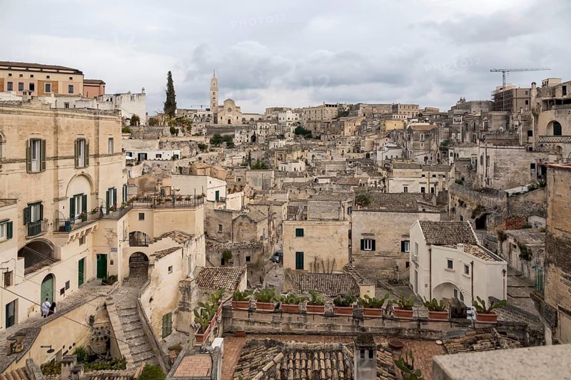 Old town, Sassi, Sassi di Matera cave settlements, UNESCO World Heritage Site, Matera, Basilicata, Italy, Europe