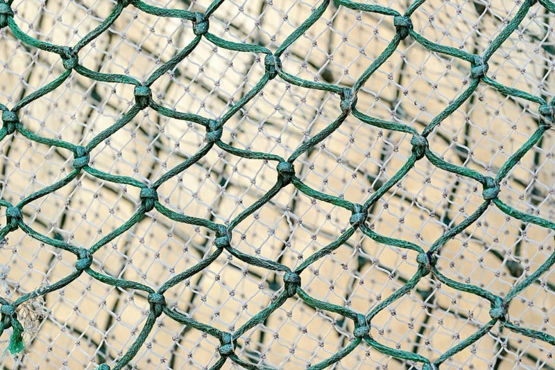 Fishing nets, close-up, North Sea, Greetsiel, Lower Saxony, Germany, Europe