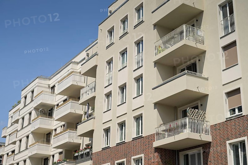 New construction of the property company Hines, residential building, Südkreuz city quarter, Quartierstraße, Schöneberg, Berlin, Germany, Europe