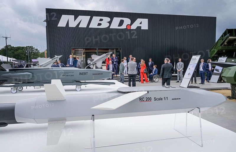 Defence contractor MBDA, weapons systems exhibition, including Taurus KEPD 350, ILA 2024, International Aerospace Exhibition Berlin, Schönefeld, Brandenburg, Germany, Europe
