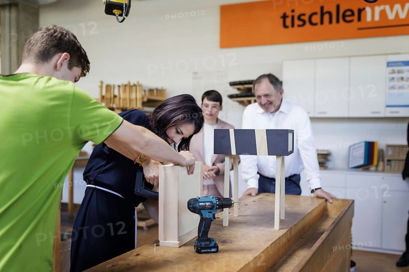Annalena Bärbock (Alliance 90/The Greens), Federal Foreign Minister, photographed during a visit to the training centre for skilled trades of the Ruhr District Crafts Association during the Foreign Minister's trip to Germany in Bochum, 29.07.2024