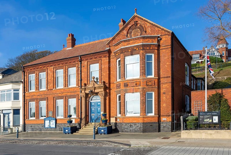 Town hall council building, Felixstowe, Suffolk, England, UK built in 1892