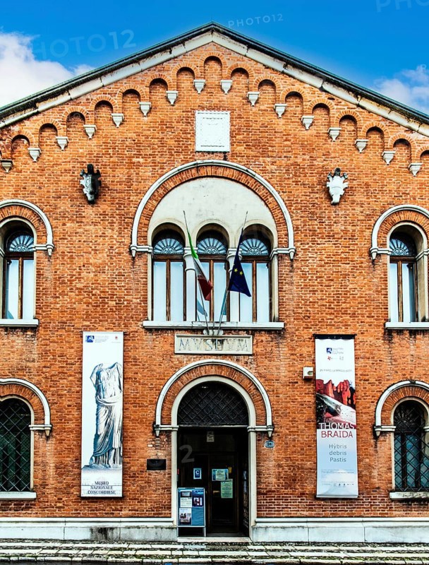 Museo Archeologico Concordiese with finds from the Roman period, medieval old town, Portogruaro, Veneto, Friuli, Italy, Portogruaro, Veneto, Italy, Europe