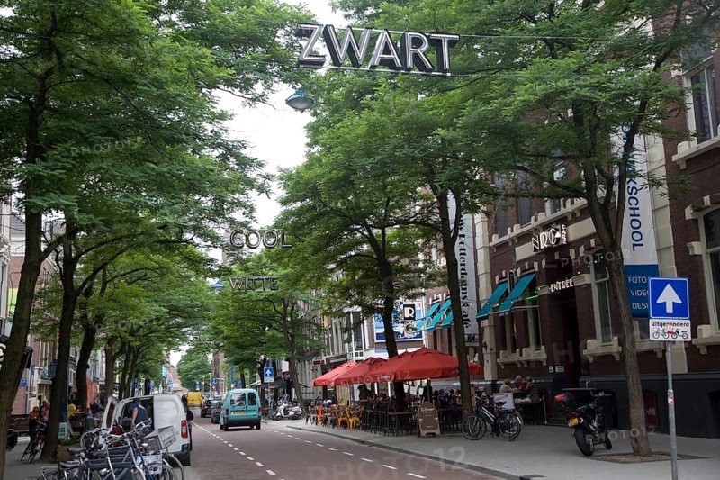 Witte de Withstraat is the main street for arts, culture, avant-garde shopping, and nightlife in central Rotterdam, Netherlands