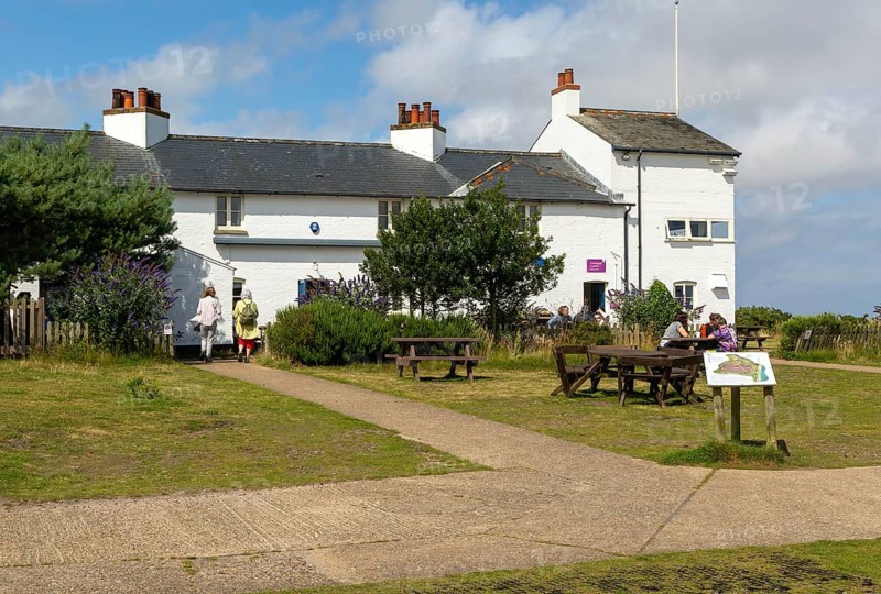 Coastguard Cottages at Dunwich Heath, Suffolk, England, UK