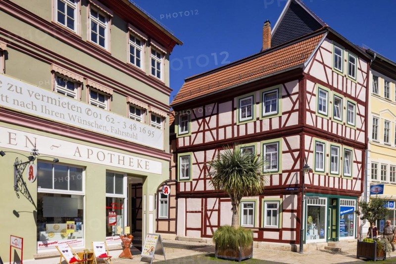 Cityscape, Bad Langensalza, Thuringia, Germany, Europe