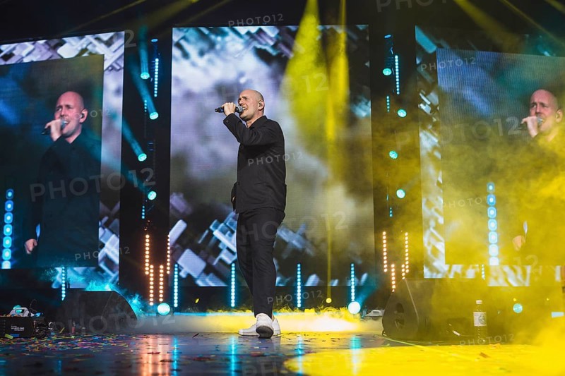 Oli.P at the Schlagernacht des Jahres live on Das Original Tour in the Berlin Uber Arena on 16 November 2024