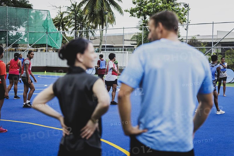Annalena Bärbock (Bündnis 90/Die Grünen), Federal Foreign Minister, photographed during a visit to the Fiji Football Association in Suva, 07.05.2024. Bärbock is travelling to Australia, New Zealand and Fiji for political talks / Photographed on behalf of the Federal Foreign Office