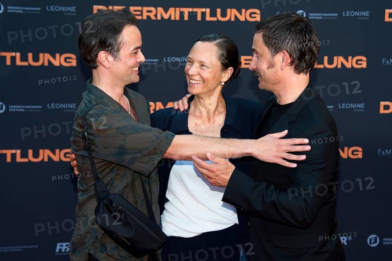 Nikolai Kinski, Sabine Timoteo, Clemens Schick, DIE ERMITTLUNG, Photo call on the red carpet for the Berlin premiere at ZOO Palast, Berlin, 16 July 2024