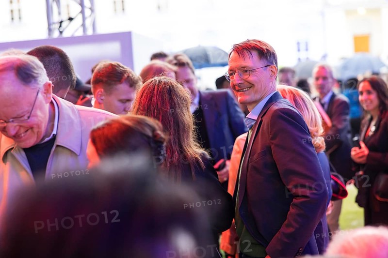 Karl Lauterbach (German Federal Minister of Health) at the Federal President's Citizens' Festival in the Bellevue Palace Gardens, Berlin, 13/09/2024