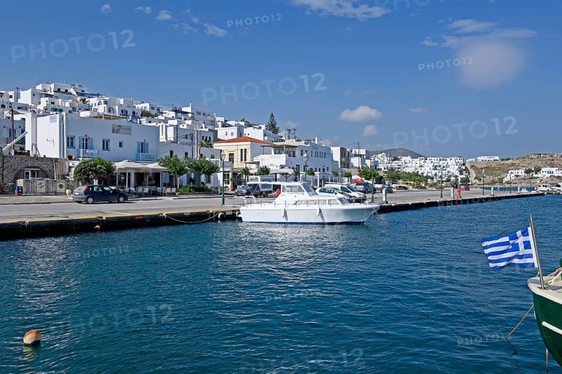 View of Noussa on Paros, Cyclades, Greece, Europe