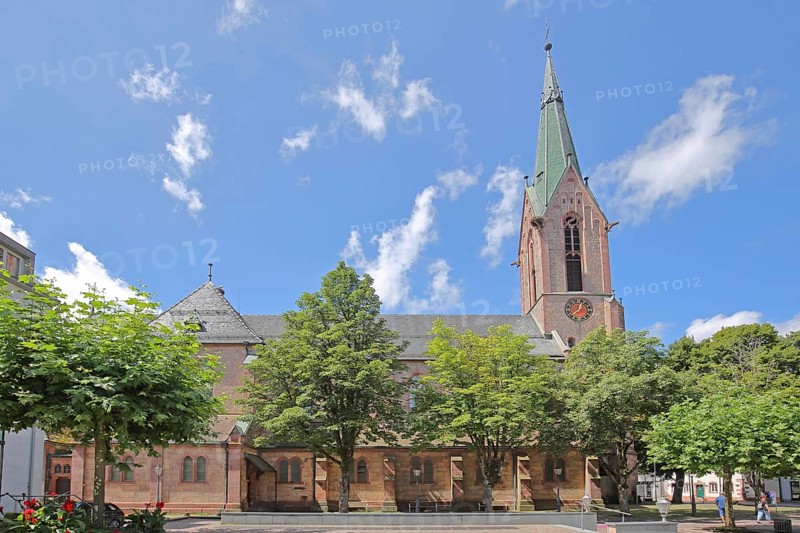 Neo-Gothic parish church of St Mauritius, Hausach, Kinzigtal, Southern Black Forest, Black Forest, Baden-Württemberg, Germany, Europe