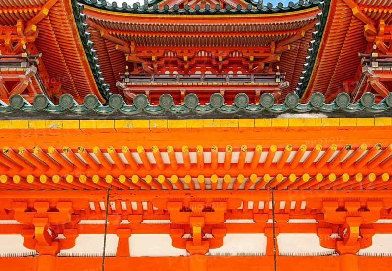Heian-jingu Shrine, Kyoto, Japan, Asia