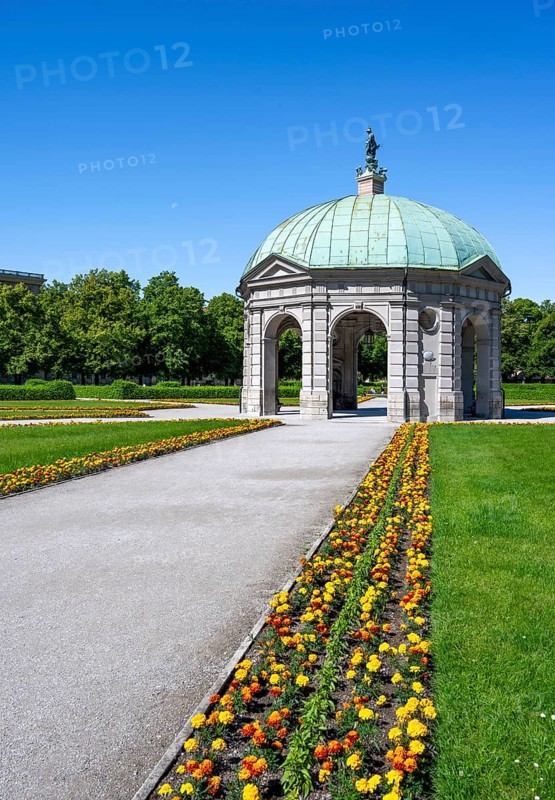Diana Temple in the Hofgarten, Old Town, Munich, Upper Bavaria, Bavaria, Germany, Europe