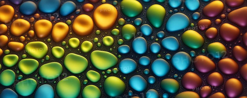 Nano material inspired by gecko feet with intricate patterns and vibrant colors representing adhesive properties, AI generated