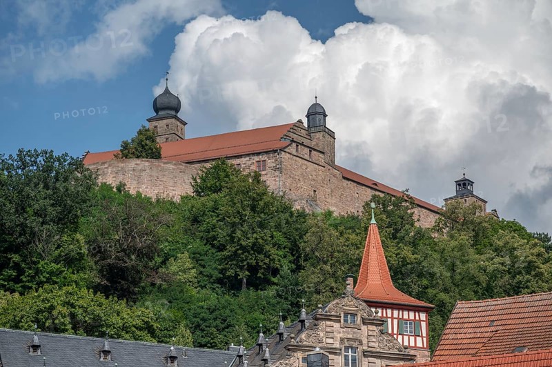 Plassenburg, mentioned in 1135, in 1557 the complex was expanded into a fortified Renaissance castle, Kulmbach, Upper Franconia, Bavaria, Germany, Europe