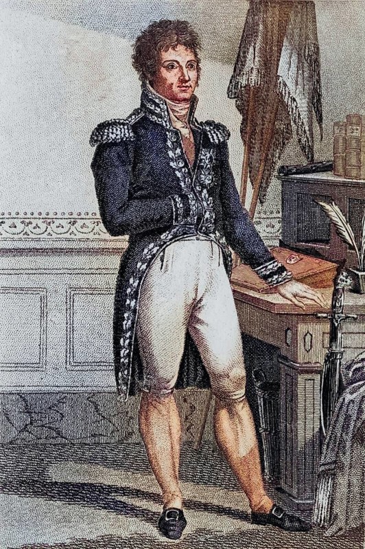 Louis Alexandre Berthier, 1753-1815, Prince of Neuchatel and Wagram. Marshal of France and chief of staff under Napoleon.Photo-etching after the painting by Bosio. From the book Lady Jackson's Work, 1899, Historical, digitally restored reproduction from a 19th century original, Record date not stated