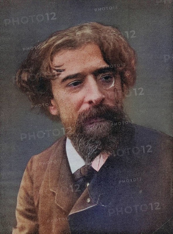 Alphonse Daudet, 1840-1897 French novelist. From the book The Masterpiece Library of Short Stories, French. Volume 4, Historical, digitally restored reproduction from a 19th century original, Record date not stated