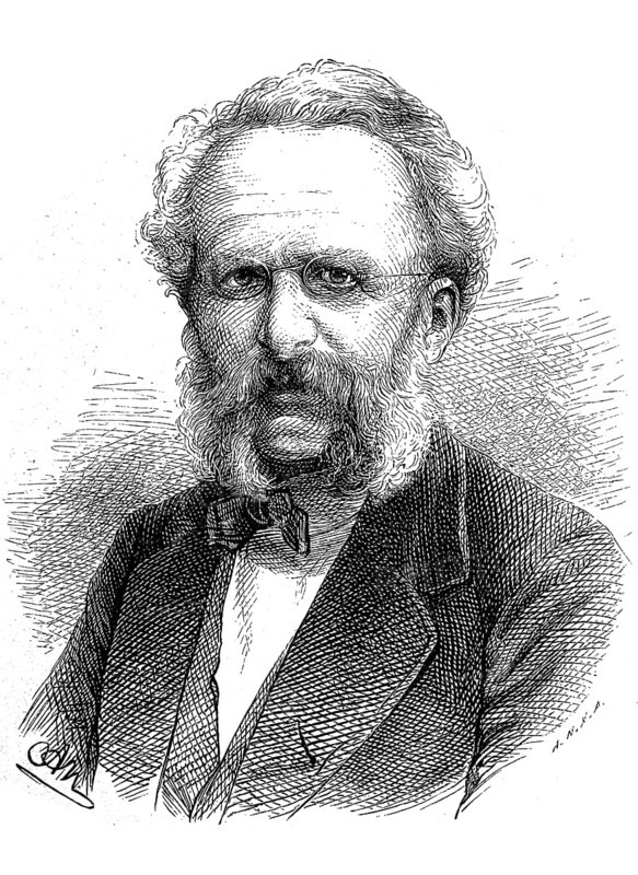 August Wilhelm Ambros, 11 November 1816, 28 June 1876, was an Austrian music historian, music critic and composer, Historical, digital reproduction of an original from the 19th century