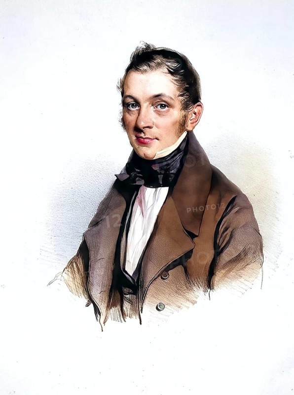 Bernhard Stipperger (1795-1872), hotelier and innkeeper in Vienna, Historical, digitally restored reproduction from a 19th century original, Record date not stated