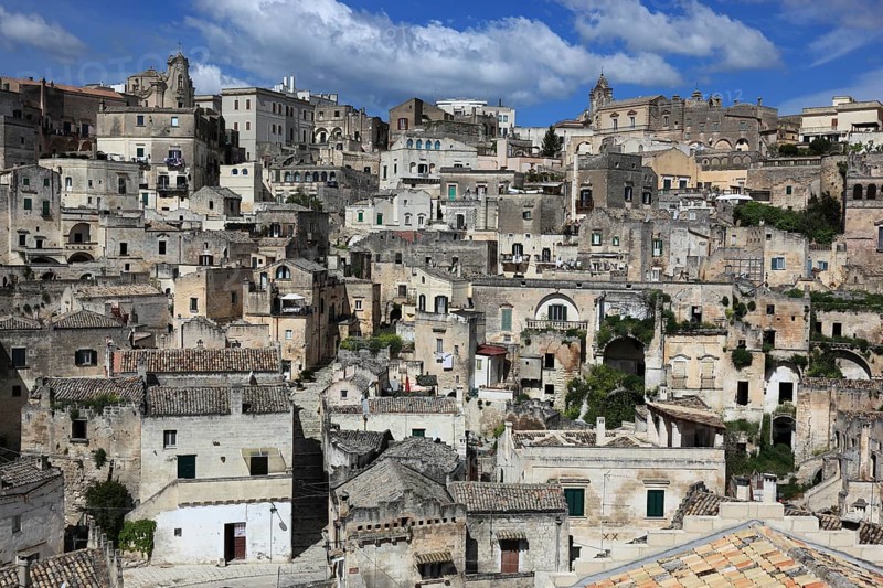 Old town, Sassi, Sassi di Matera cave settlements, UNESCO World Heritage Site, Matera, Basilicata, Italy, Europe