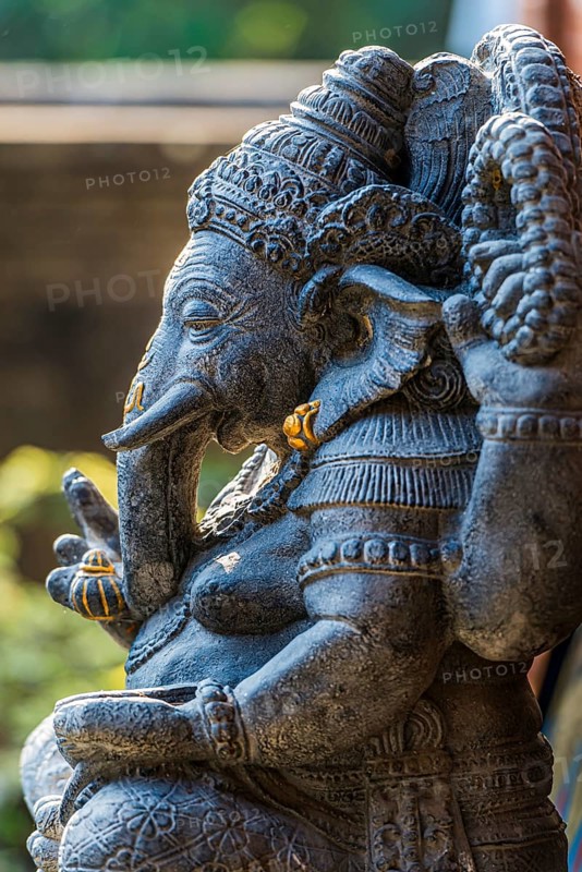 Ganesha elephant figure, elephant, sacred, Hinduism, culture, faith, decoration, temple figure, art figure, temple, praying, travel, tourism, Bali, Indonesia, Asia