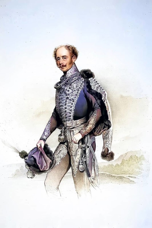 Count Ladislaus von Wrbna-Freudenthal, also Ladislaus von Würben-Freudenthal, also Count Lazlo, also Count Lato (born 5 July 1795, other date 5 July 1796: died 21 December 1849 in Verona), was an Austrian field marshal lieutenant, Historical, digitally restored reproduction from a 19th century original, Record date not stated