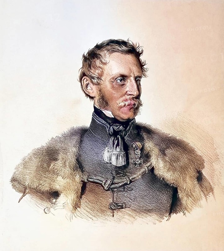 György Andrássy, Count of Csik-Szent-Kiraly (1797-1872), Chief Bailiff of Saros County, Member of the Hungarian Academy, Judex Curiae. Academy, Judex Curiae, Historical, digitally restored reproduction from a 19th century original, Record date not stated