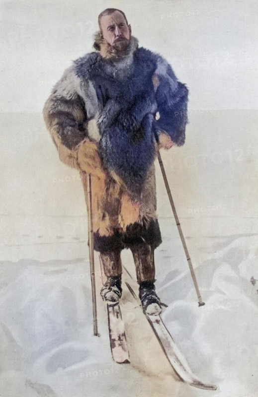 Captain Roald Engelbregt Gravning Amundsen 1872 to 1928 Norwegian explorer of the polar regions From the book The Year 1912 illustrated published London 1913, Historic, digitally restored reproduction from a 19th century original, Record date not stated