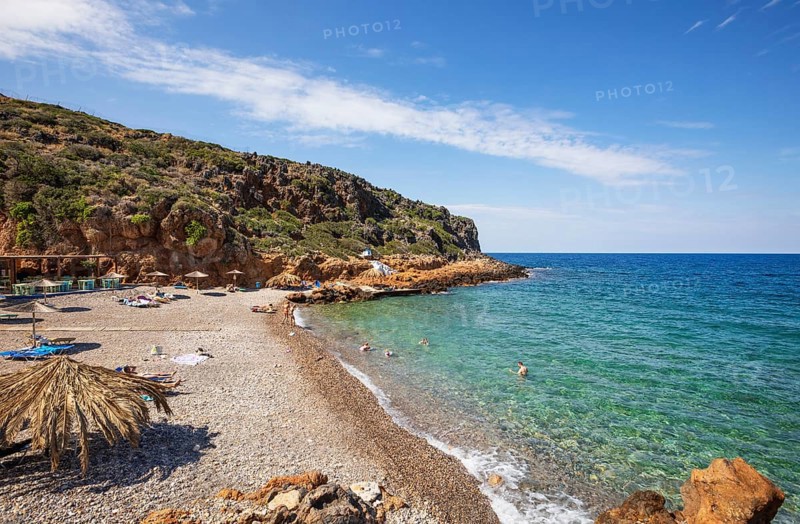 Afrata Beach, Afrata, Rodopou Peninsula, Kolymbari, West Crete, Crete, Greece, Europe