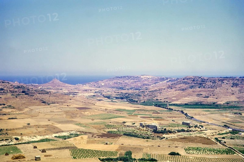 View from Victoria Castle, Gozo, Malta, Europe 1971, Europe