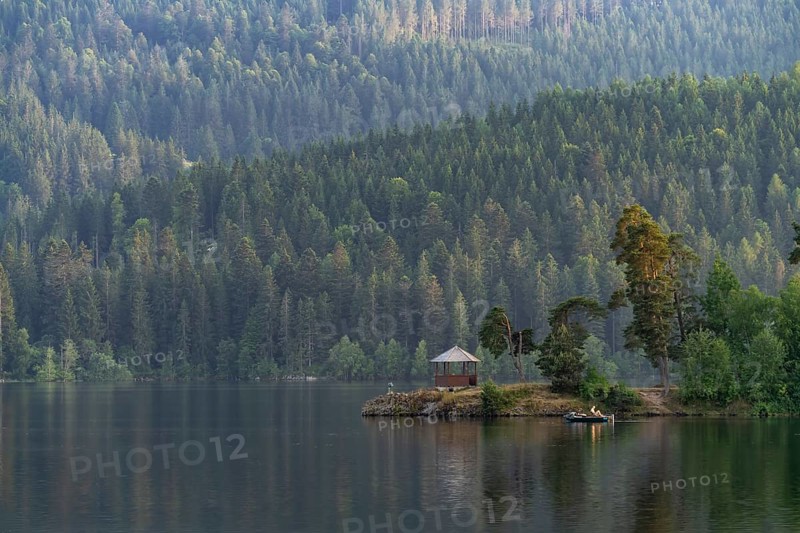 Schluchsee reservoir, Black Forest, Baden-Württemberg, Germany, Europe