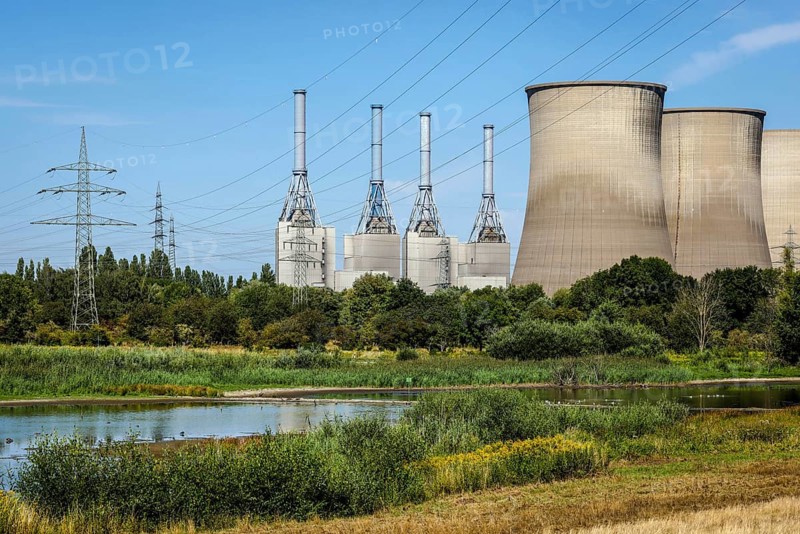 Werne, North Rhine-Westphalia, Germany, natural gas power plant, steam power plant, RWE Generation SE Gersteinwerk power plant. Combined cycle, gas and steam turbine power plant, Europe