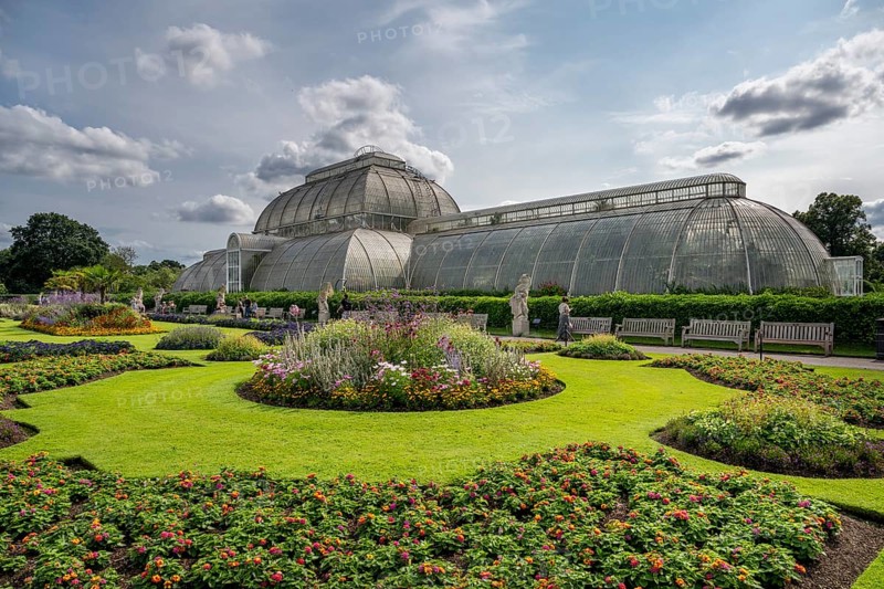 Palm House, the oldest Victorian greenhouse in the world, Royal Botanic Gardens, Kew, London, England, Great Britain