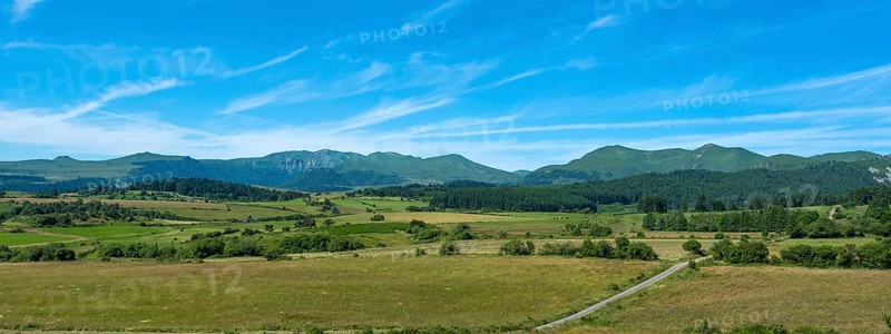 Monts Dore in the picturesque Auvergne Volcanoes Regional Natural Park, Puy de Dome, Auvergne, France, Europe