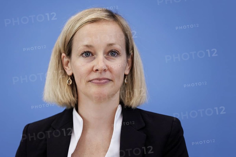 Louisa Specht-Riemenschneider, Federal Commissioner for Data Protection and Freedom of Information (BfDI), recorded at the Federal Press Conference on the appointment of the Federal Commissioner for Data Protection and Freedom of Information in Berlin, 3 September 2024