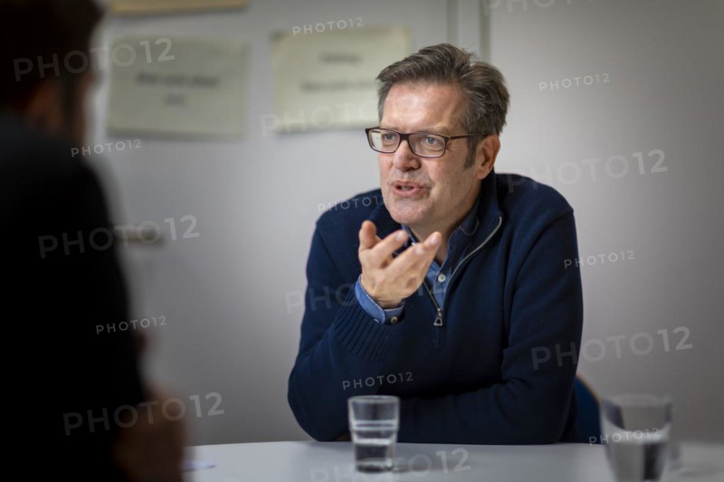 Prof Dr Steffen Mau, sociologist for macrosociology at the Institute for Social Sciences at Humboldt-Universität zu Berlin, HU. Berlin, 26 February 2024