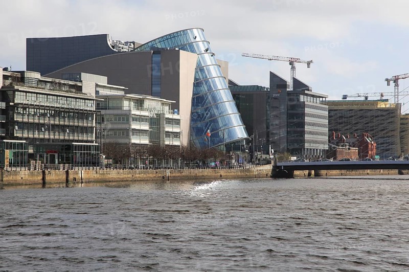 Convention Centre Dublin, Spencer Dock, Dublin Docklands, Ireland, Republic of Ireland architect Kevin Roche, 2010, Europe