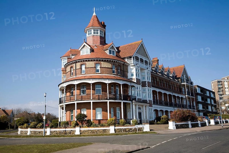 Apartments in large former hotel on the Esplanade, Frinton on Sea, Essex, England, United Kingdom, Europe