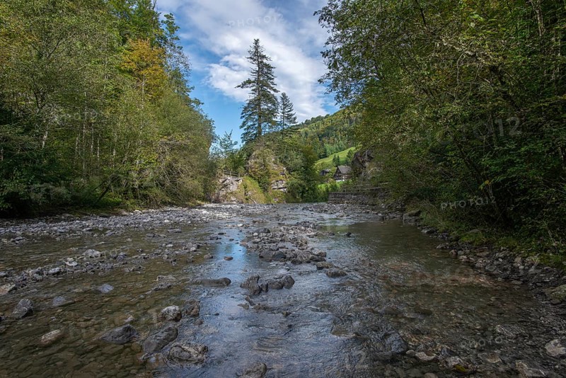 Rappenloch Gorge Natural Monument, Dornbirner Ach, Dornbirn, Bregenzerwald, Austria, Europe