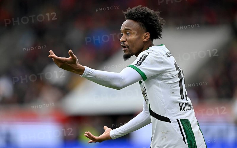 Nathan Ngoumou Borussia Mönchengladbach BMG (19) Gesture Gesture Voith-Arena, Heidenheim, Baden-Württemberg, Germany, Europe