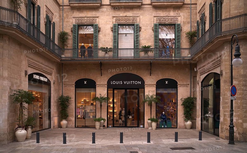 Louis Vuitton Brand Store, Logo, Store, Palma de Majorca, Majorca, Balearic Islands, Balearic Islands, Spain, Europe