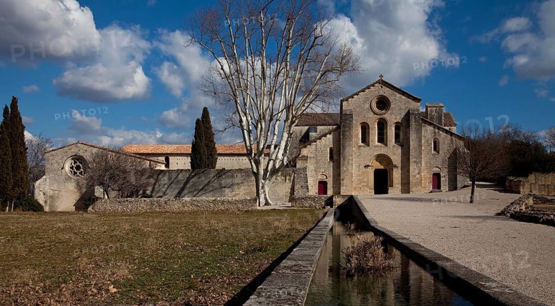 Cistercian monastery founded in 1144, church built 1175-1220, view from west, St., Sankt, Saint