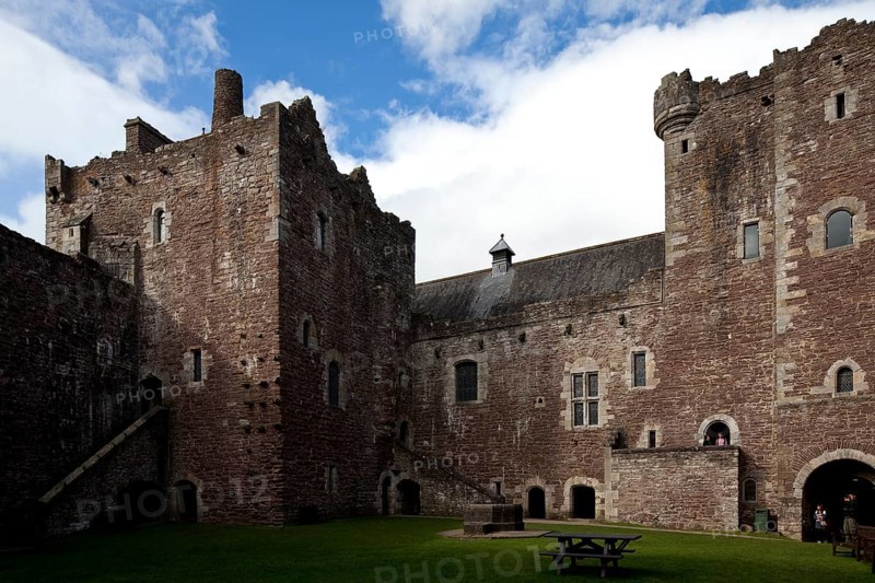 Courtyard view to the north