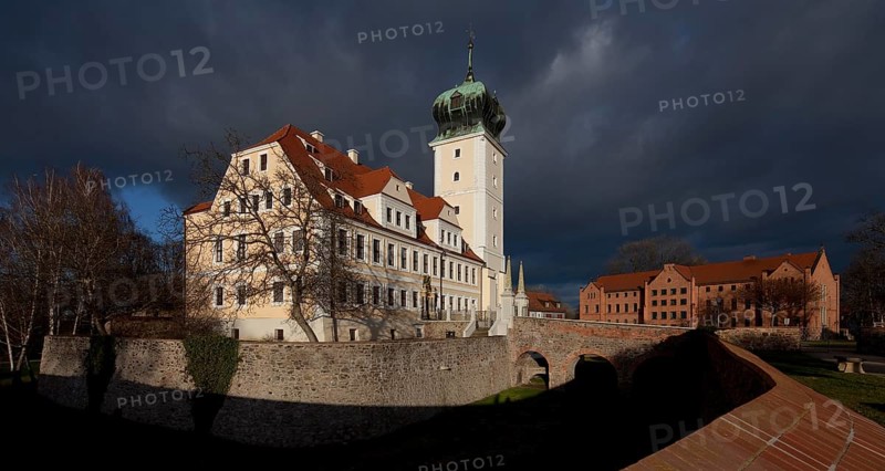 Delitzsch b Leipzig Castle 58865 Built 1690-96 View from south-west