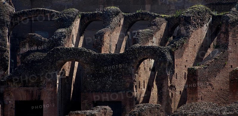 Brick masonry substructures for the spectator stands