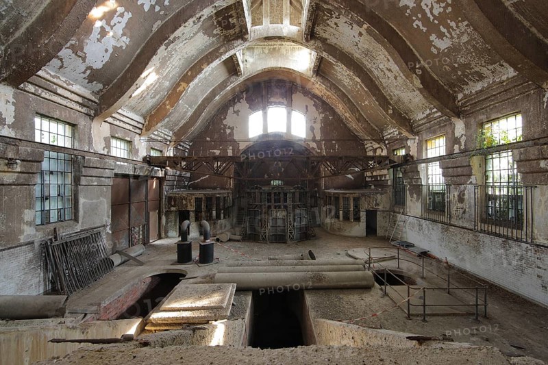Krefeld, old wastewater treatment plant, old sewage treatment plant