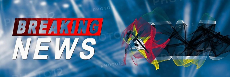 Mozambique Breaking News, Smoke Flag Background