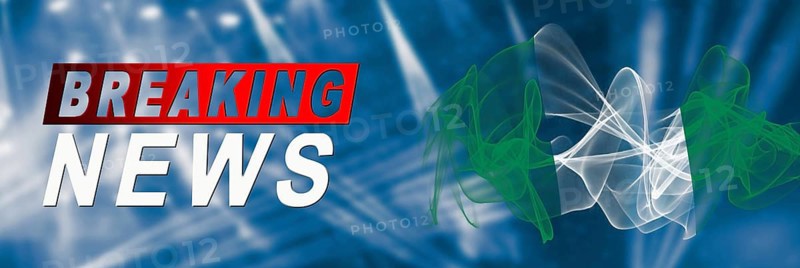 Nigeria Breaking News, Smoke Flag Background